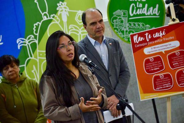 Ministro de Vivienda lanza campaña para evitar estafas con subsidios habitacionales