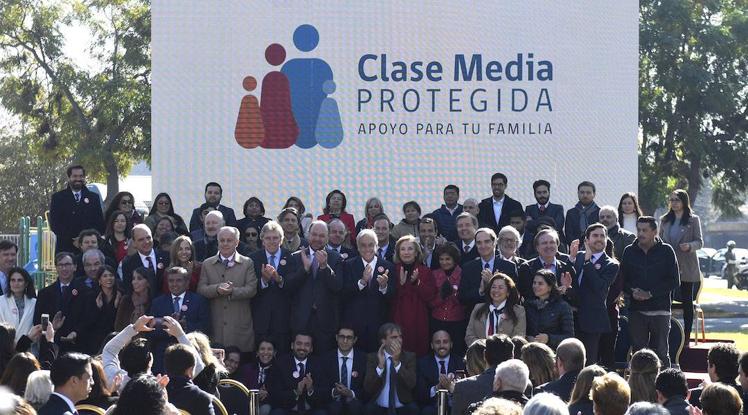 Presidente Piñera lanzó “Clase Media Protegida” que asegura beneficios y servicios en salud, educación, trabajo, vivienda, seguridad y adultos mayores