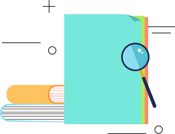 libros con lupa